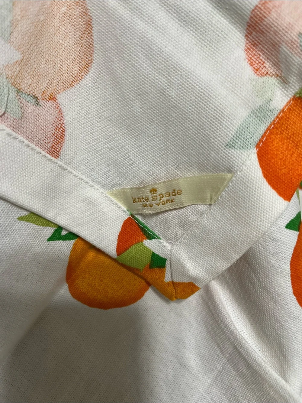 kate spade White Orange Citrus Napkin Set
